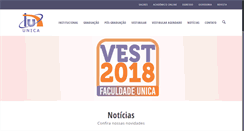 Desktop Screenshot of faculdadeunica.edu.br